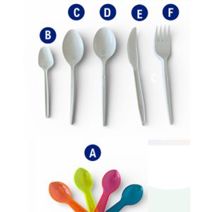 Cubiertos de plástico