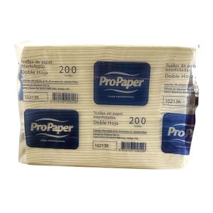 Toalla interfoliada 16 packs x 200 u.