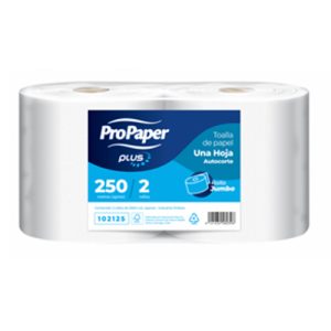 Toalla de papel 250 x 2 UH - Plus